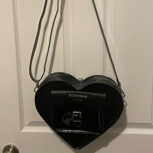 Dr. Martens leather heart purse/convertible backpack